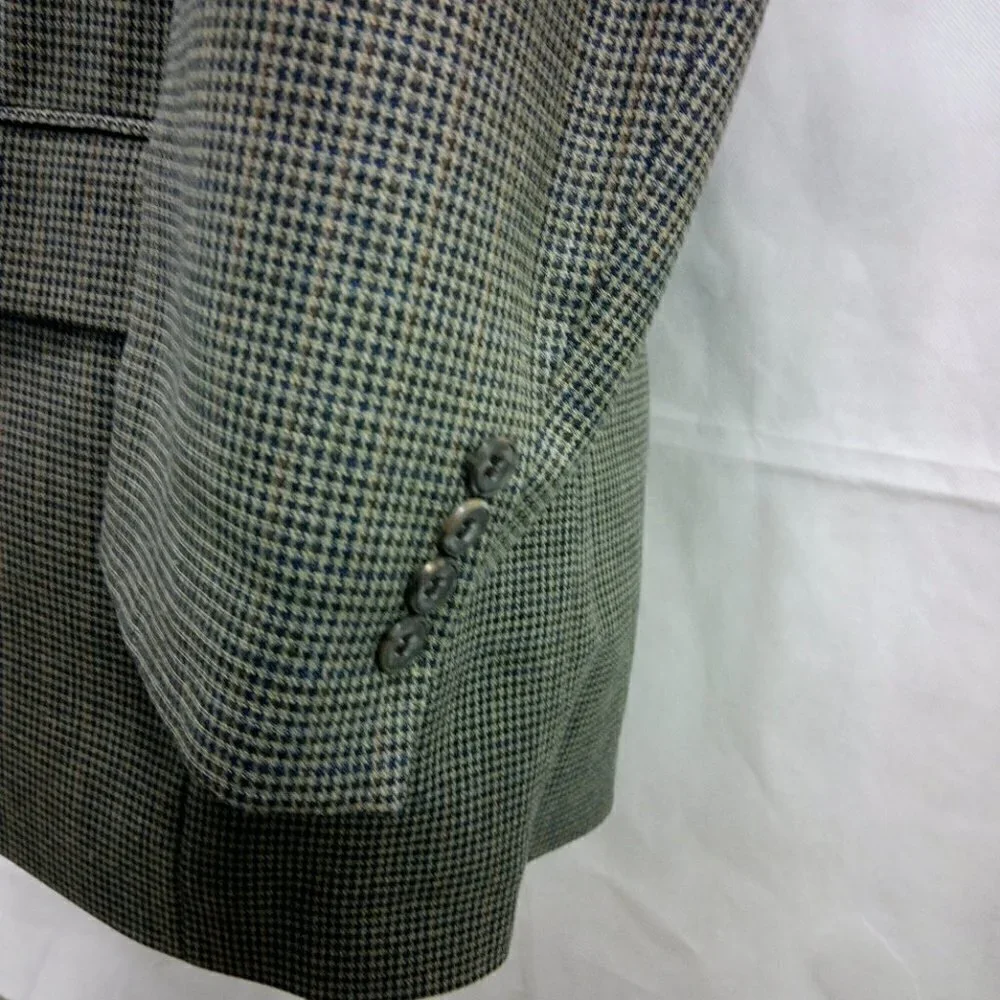 Jos A Bank 41R Suit Blazer Sports Coat Multi Color